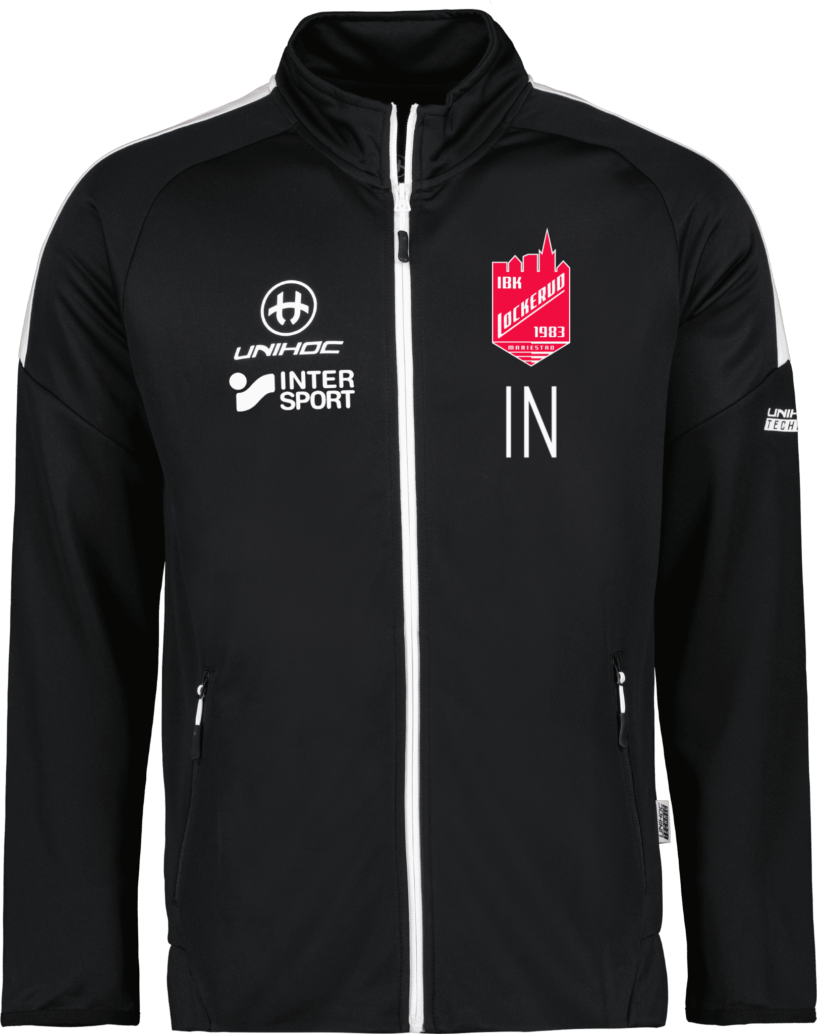 Jacket Jr Technic black/white