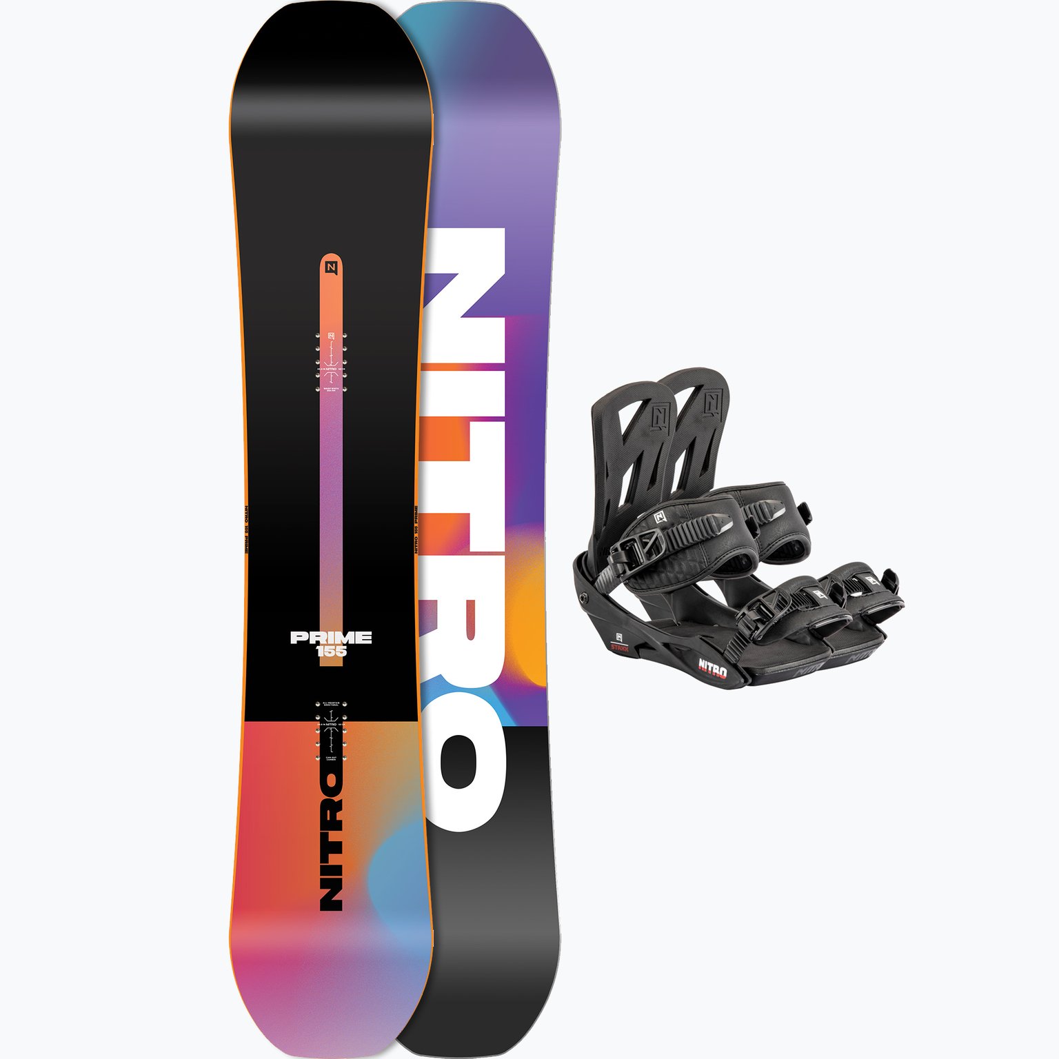 Nitro Prime Chroma 149-155 + Staxx snowboard