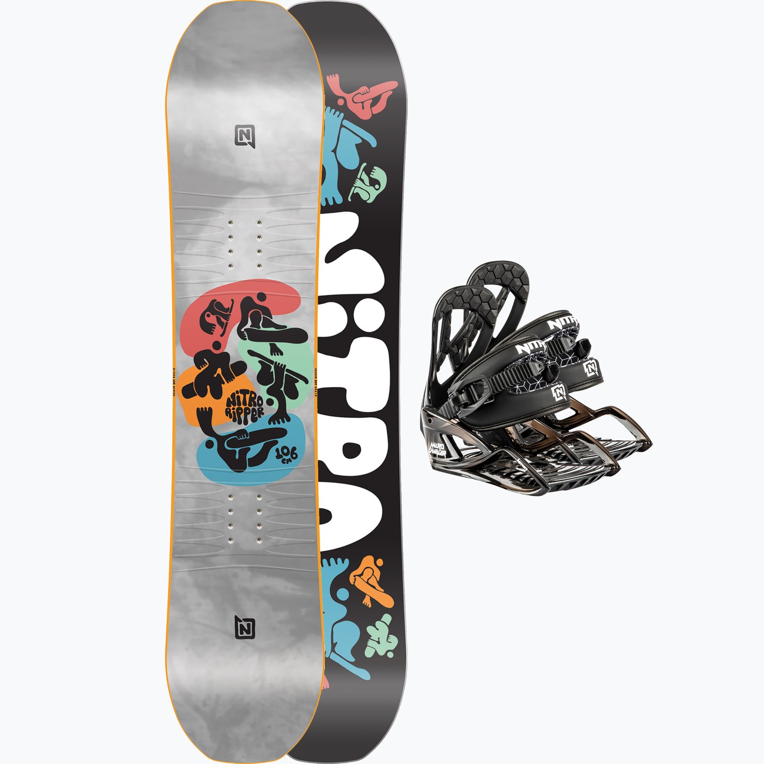 Nitro Ripper Kids 86-106 + Micro Charger JR snowboard