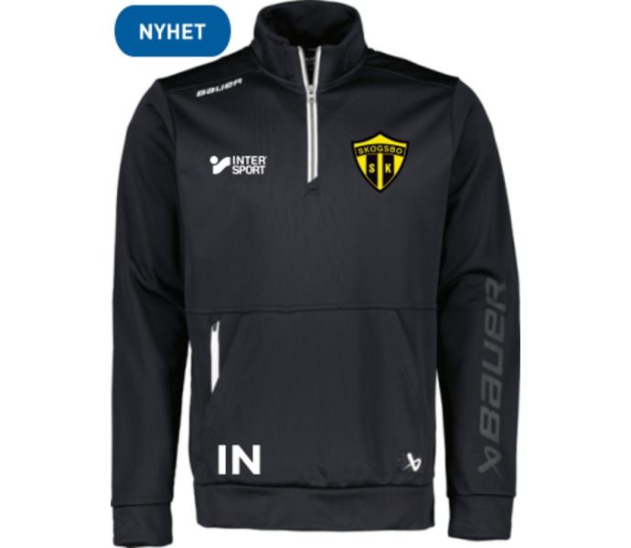 Bauer Hockey Team Fleece 1/2 Zip YTH träningströja
