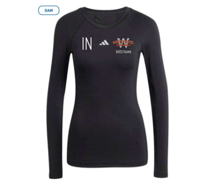 adidas Techfit LS W träningströja