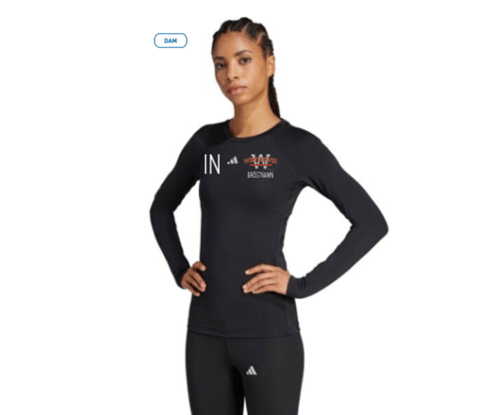 adidas Techfit LS W träningströja