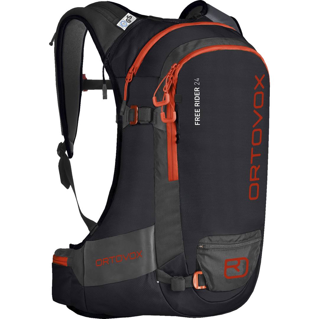 Ortovox Free Rider 24, ryggsäck, black raven Ortovox Free Rider 24, ryggsäck, black raven