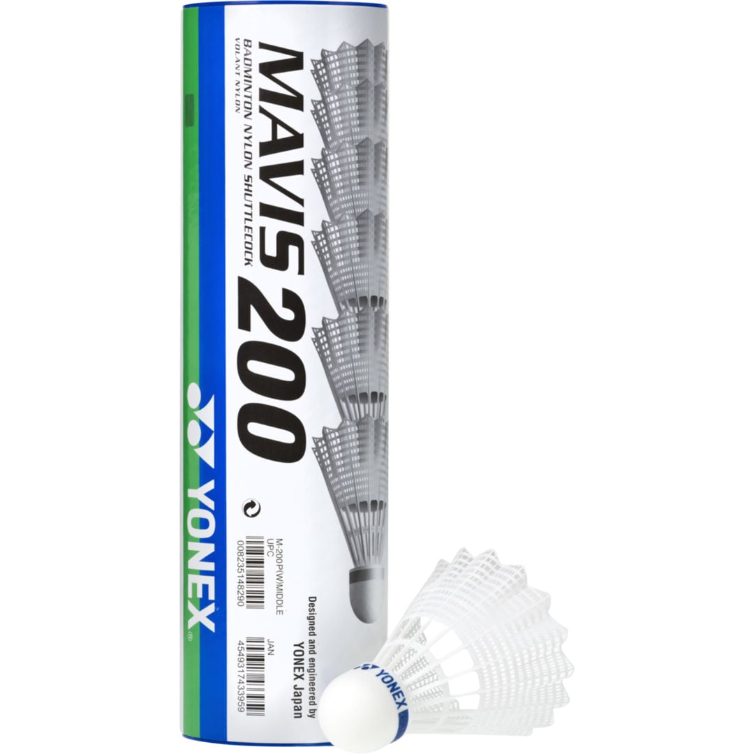 Yonex Mavis 200 6-pack badmintonbollar
