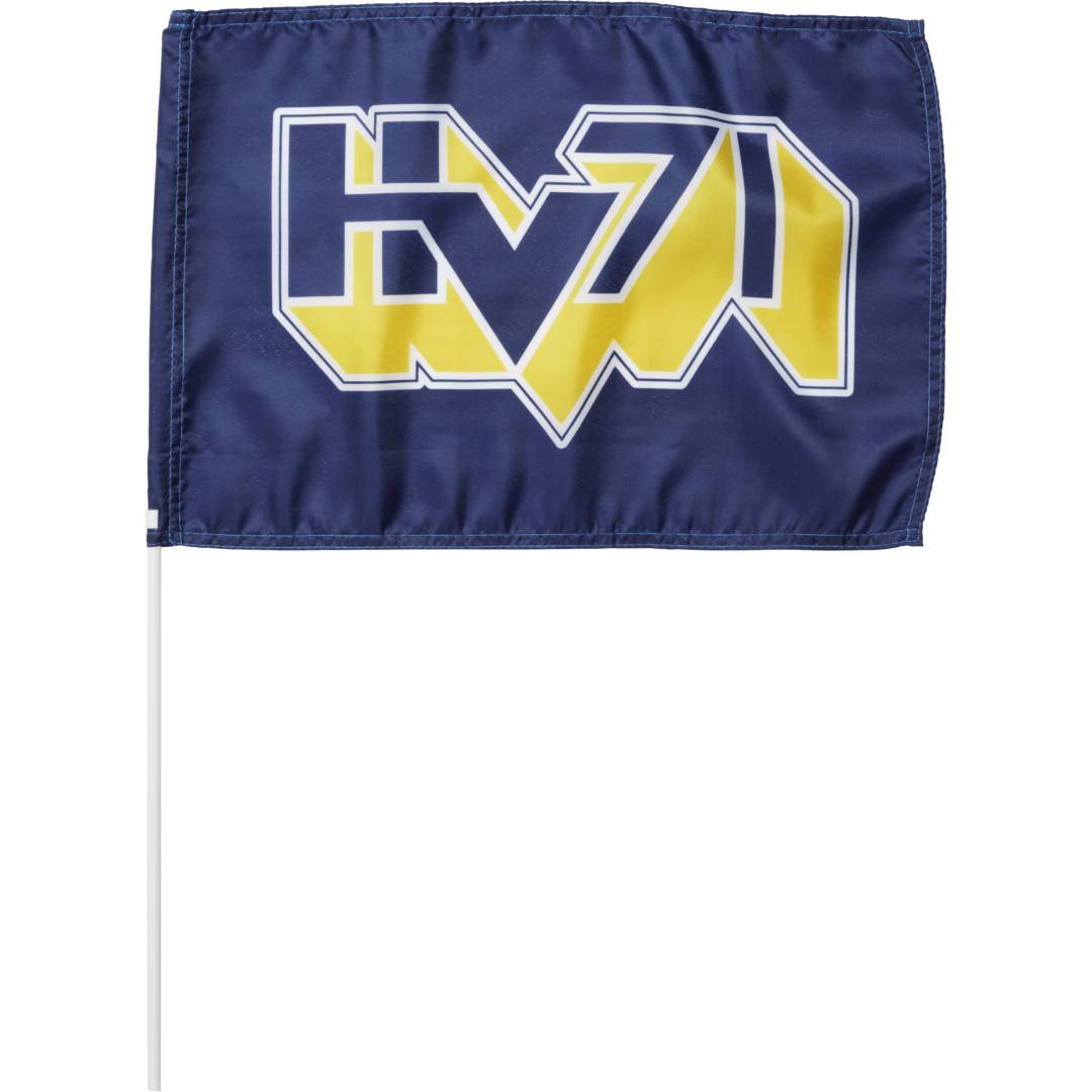 HV71 Flagga med pinne 30x45cm