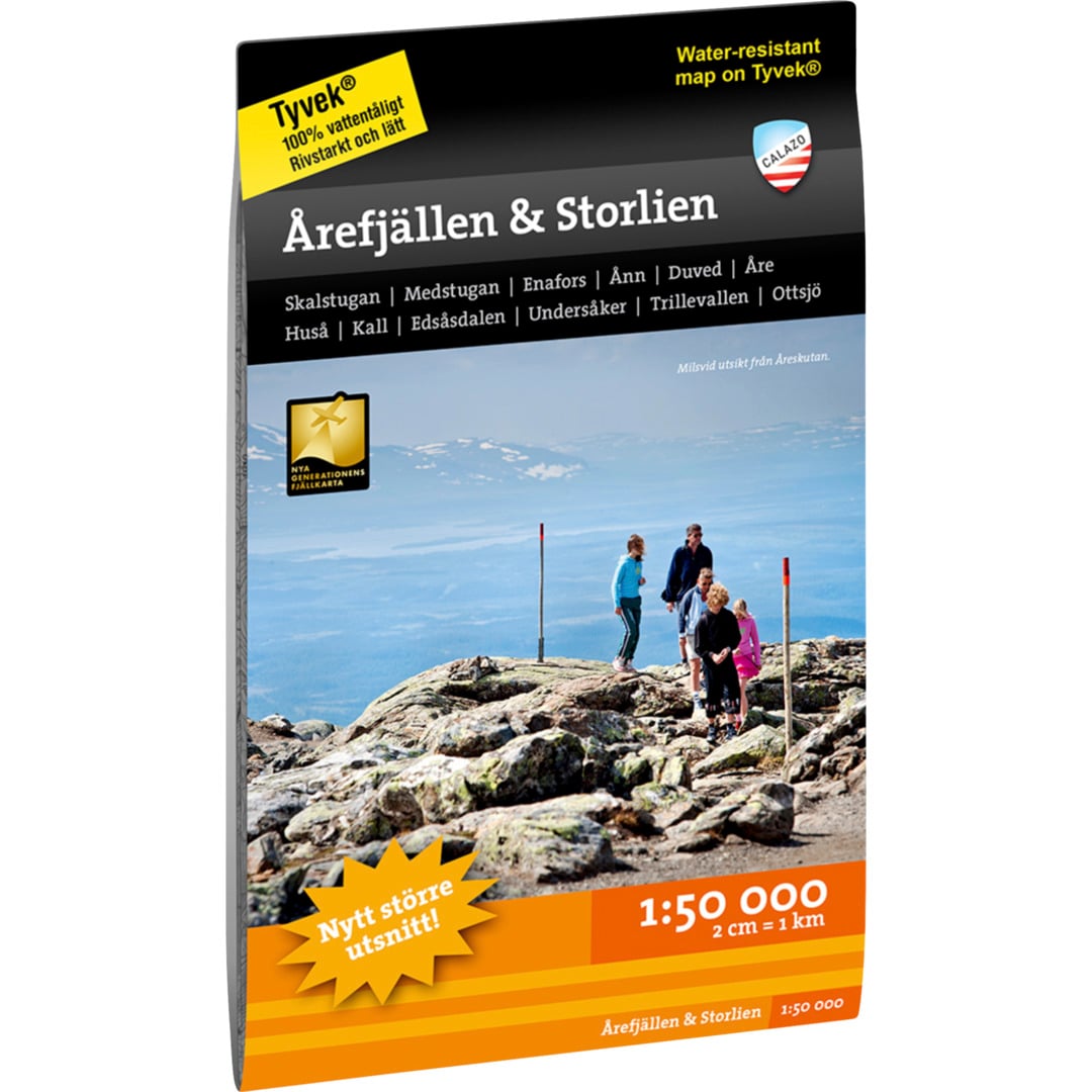 Calazo Årefjällen & Storlien 1:50 000 karta