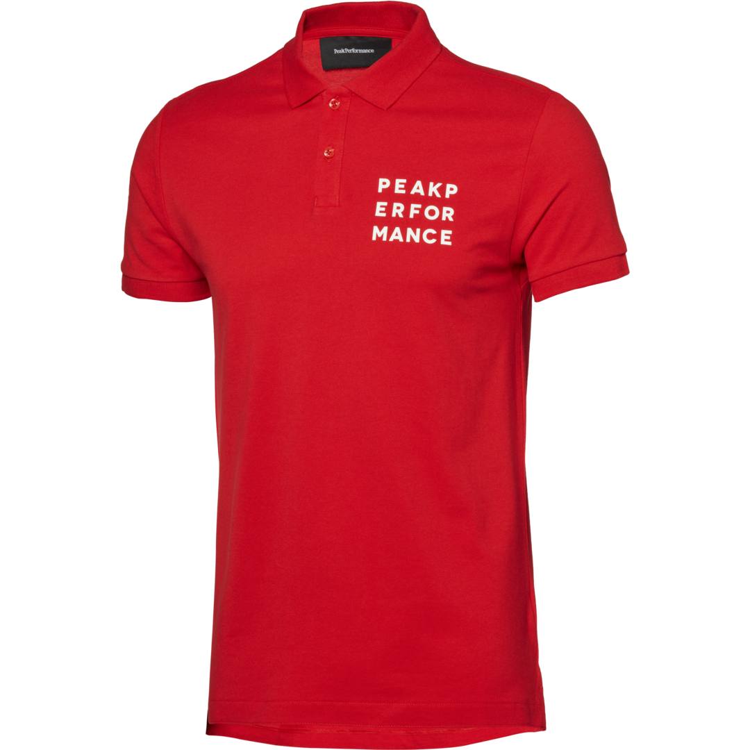 Peak Performance M Ground Polo 1 pikétröja Vibrant Red Köp online hos Intersport Peak Performance M Ground Polo 1 pikétröja Vibrant Red Köp online hos Intersport