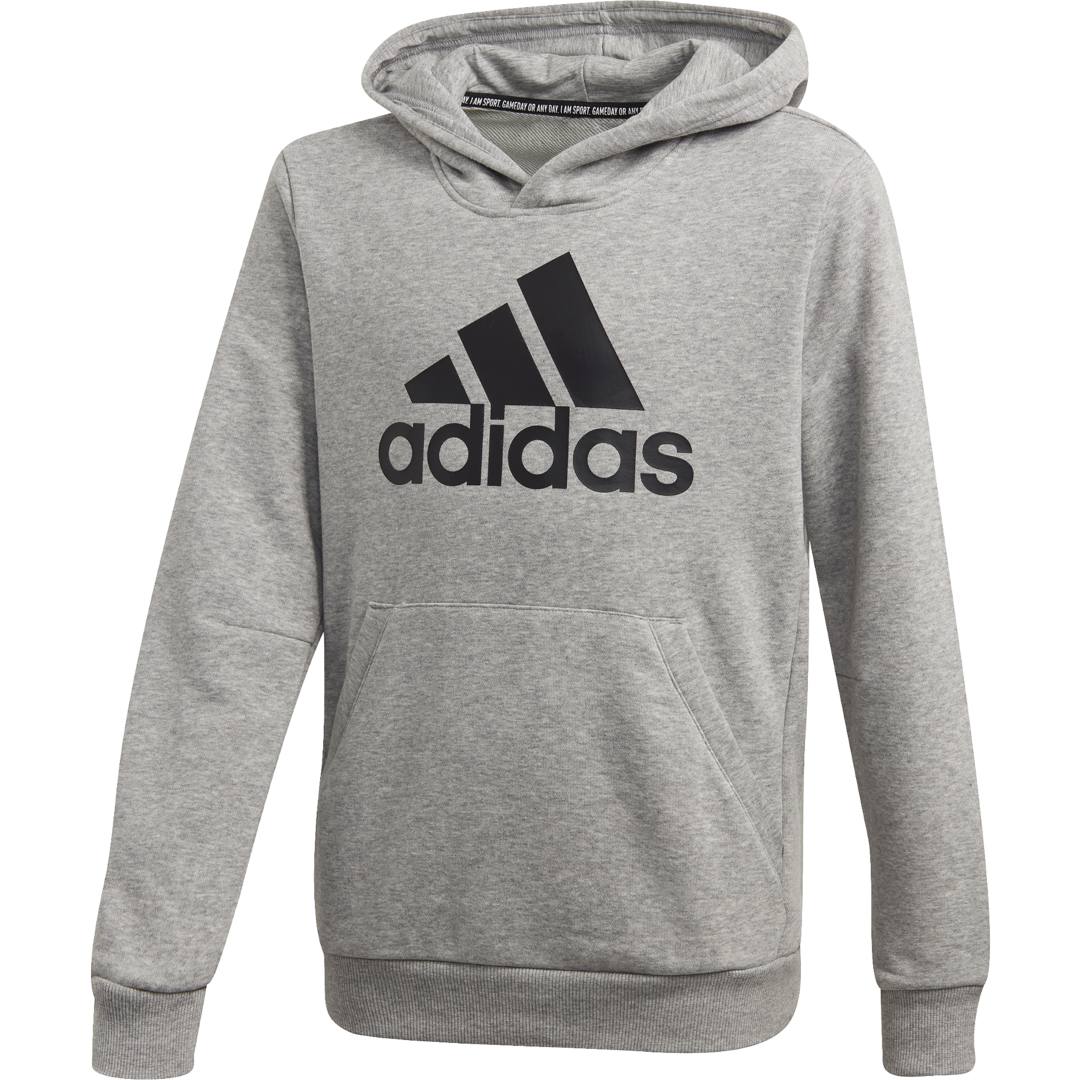 adidas YB Must Haves BOS PO huvtröja MGREYHBLACK Köp online hos Intersport adidas YB Must Haves BOS PO huvtröja MGREYHBLACK Köp online hos Intersport