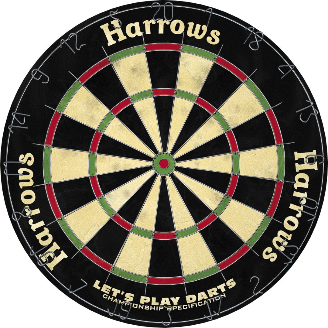 Harrows Lets Play darttavla Flerfärgad
