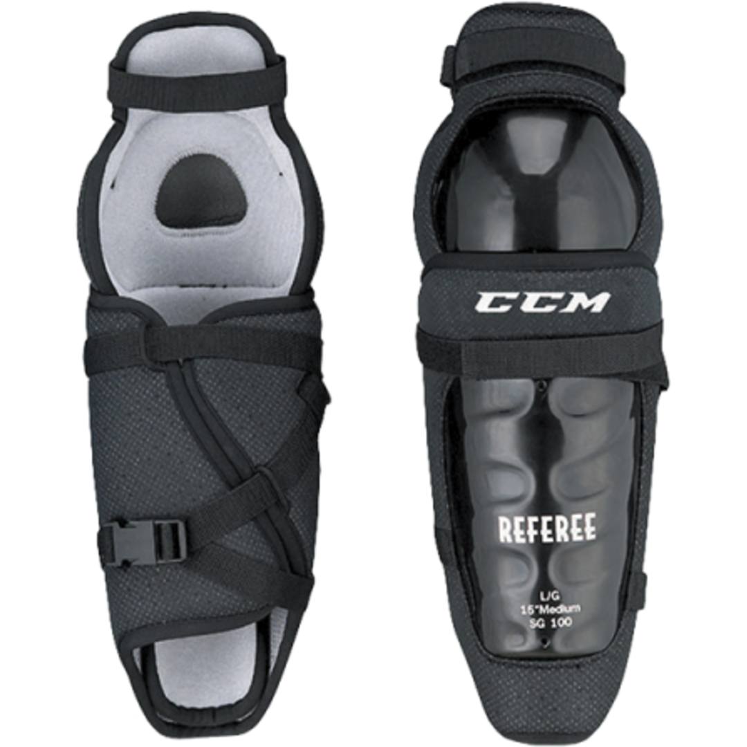 CCM Hockey SG Referee shin guards SR Hockeybenskydd Flerfärgad