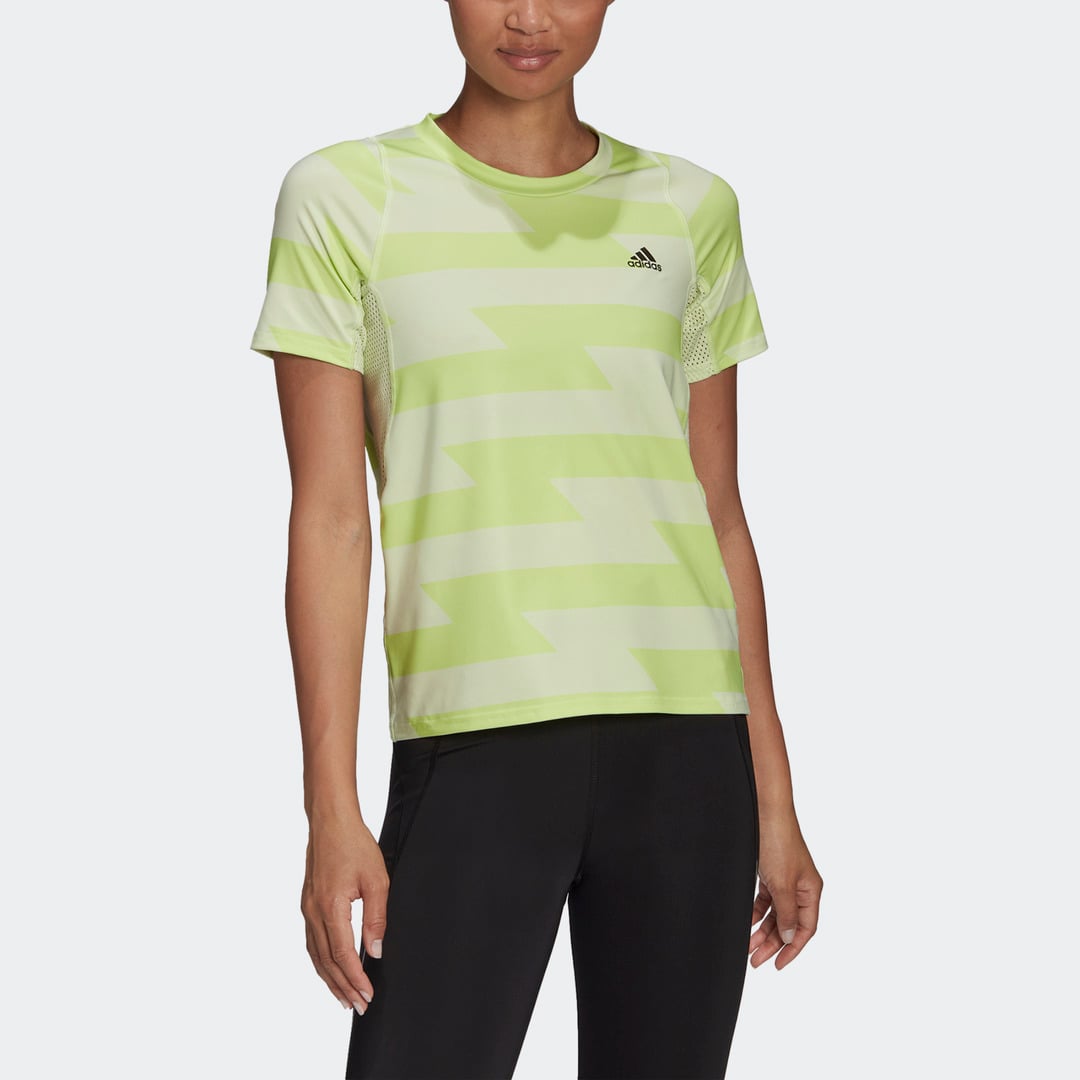 adidas Fast Allover Print W löpart-shirt