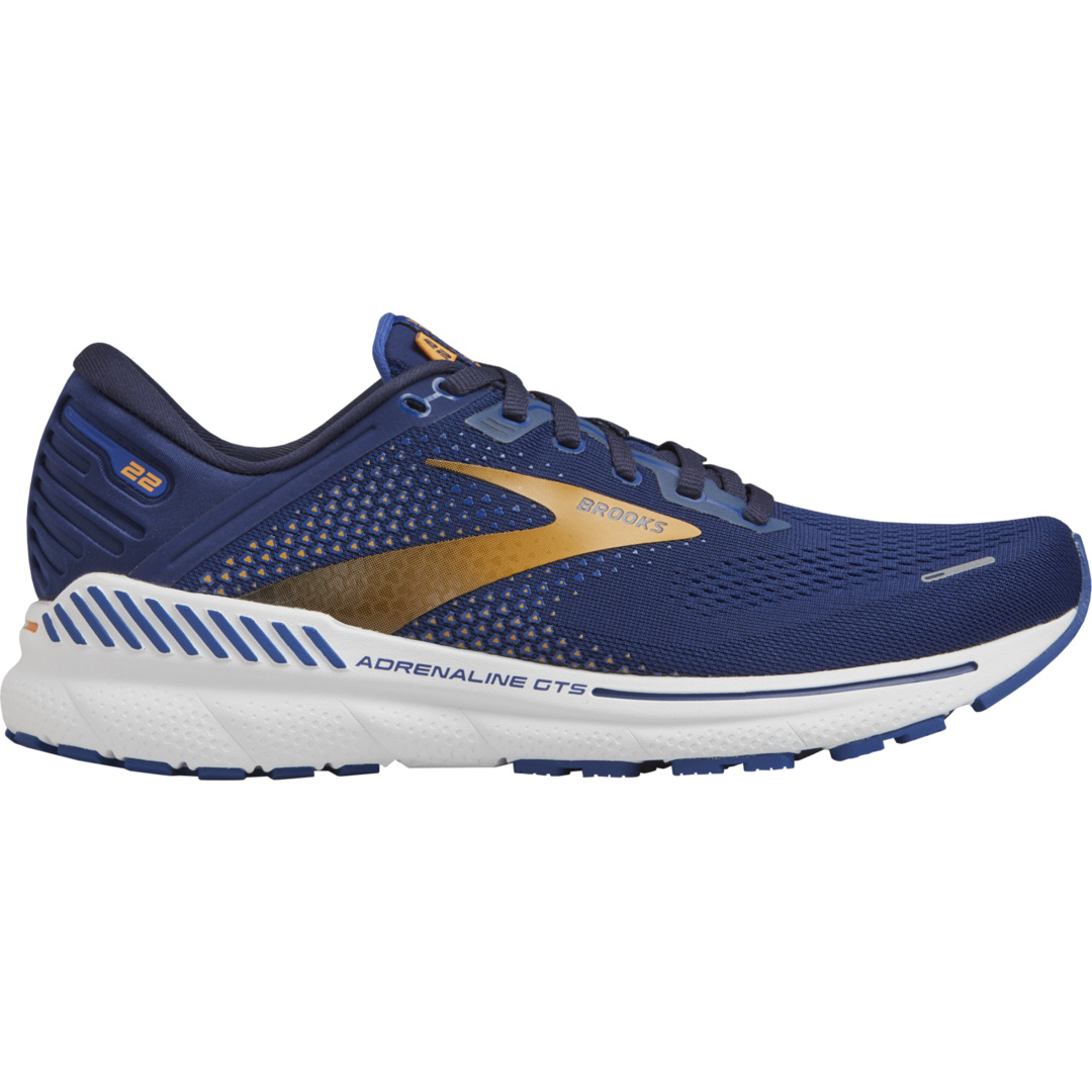 Brooks Adrenaline GTS 22 M löparskor - 458 Peacoat/Orange/White - Köp ...