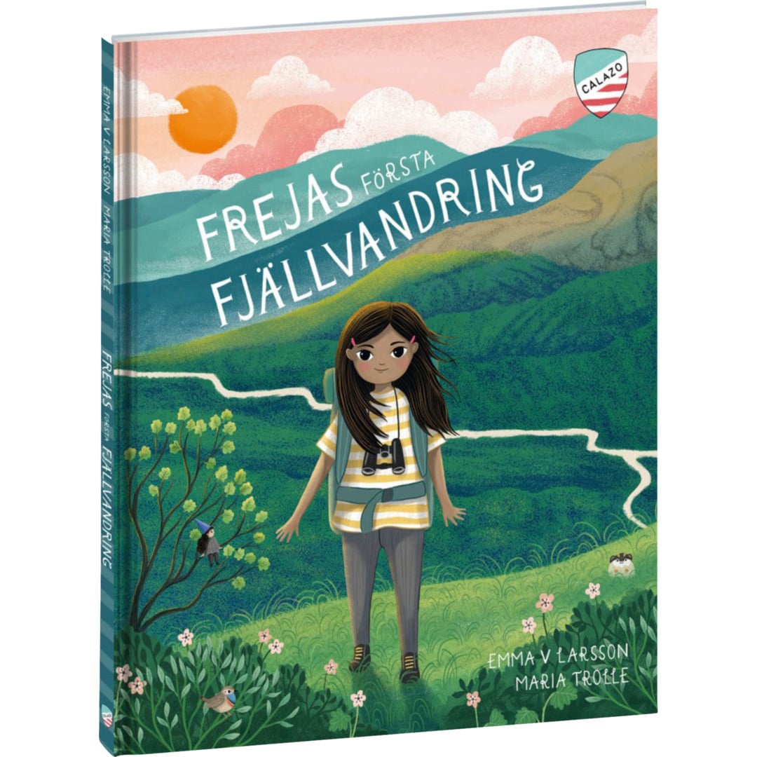 Calazo Frejas första fjällvandring bilderbok Flerfärgad