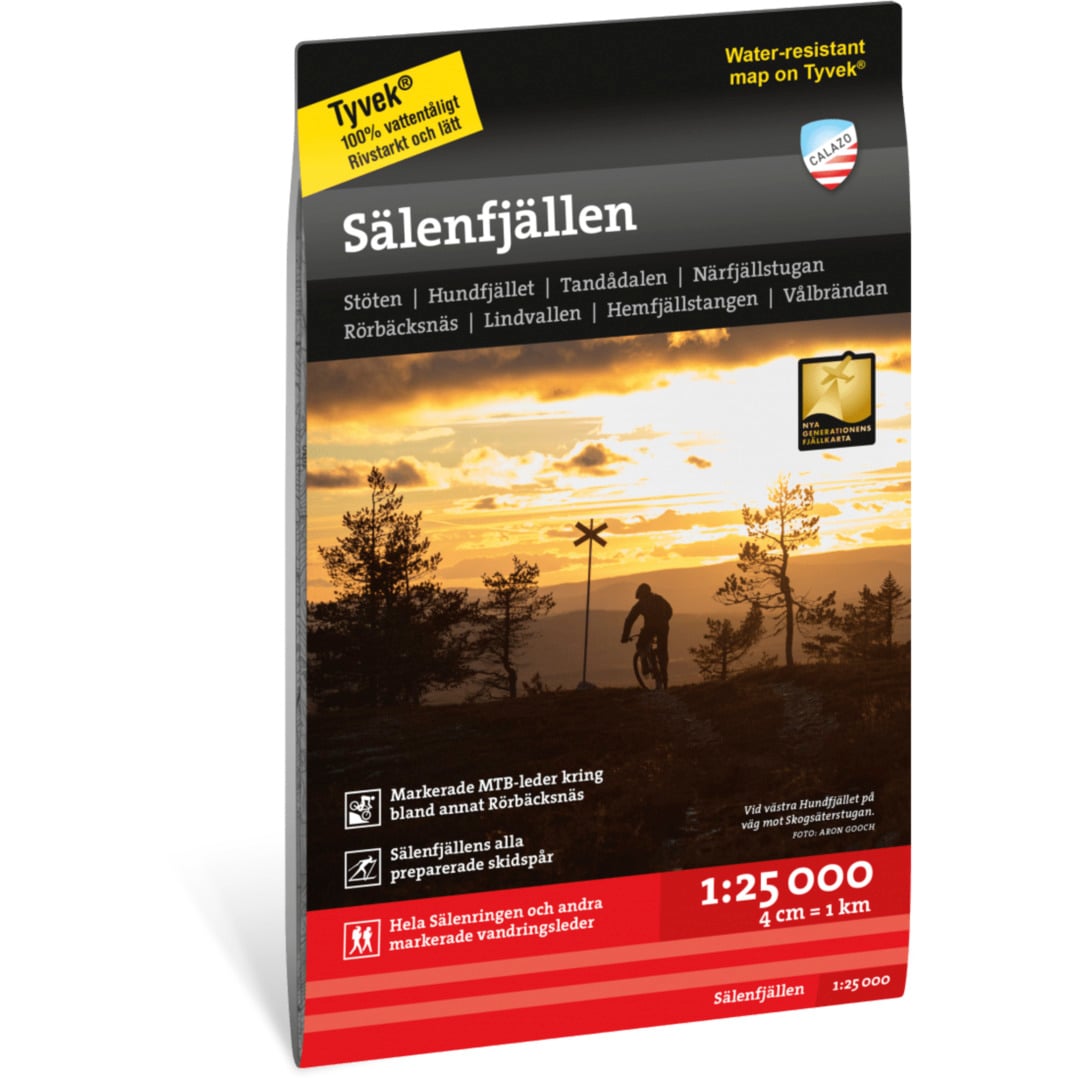 Calazo Sälenfjällen 1:25 000 karta