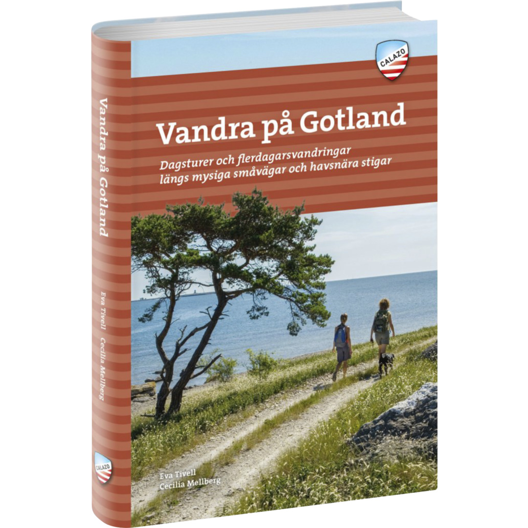 Calazo Vandra på Gotland 2:d uppl guidebok Flerfärgad