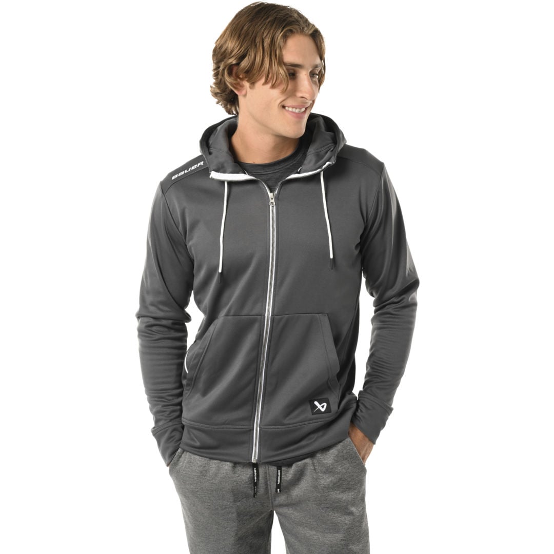 Bauer Hockey S23 Team Fleece Zip SR huvtröja