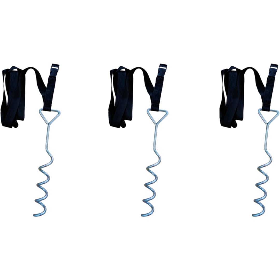 Active Sports Gear ASG Stormsäkring för studsmatta 3-pack