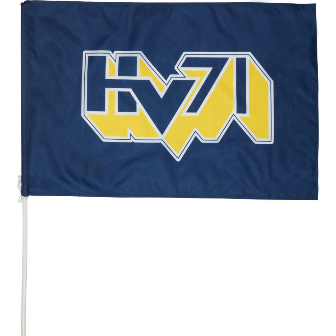 HV71 Flagga med pinne 60x90