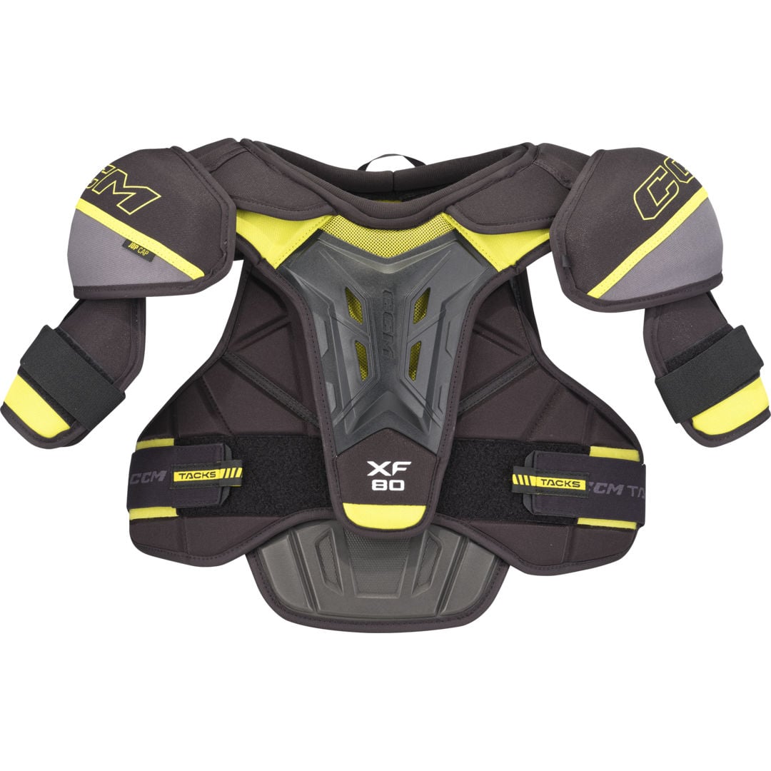 CCM Hockey Tacks XF80 JR axelskydd
