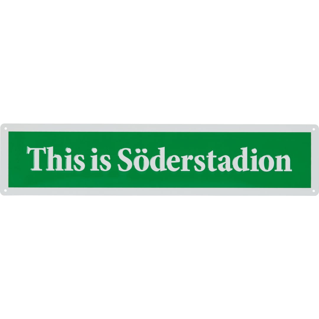 Hammarby This is Söderstadion gatuskylt