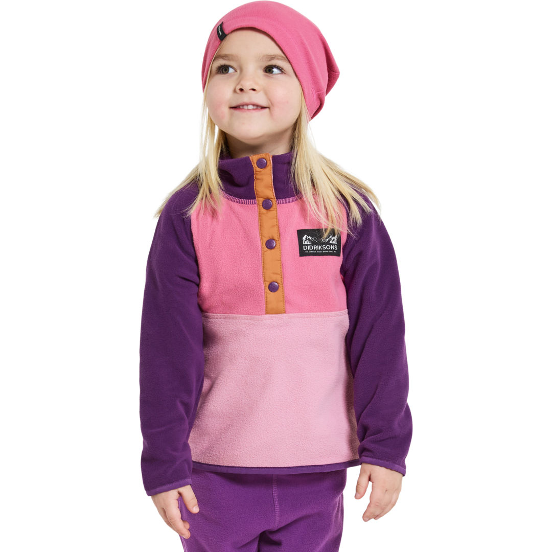 Didriksons Monte Half Button JR fleecetröja