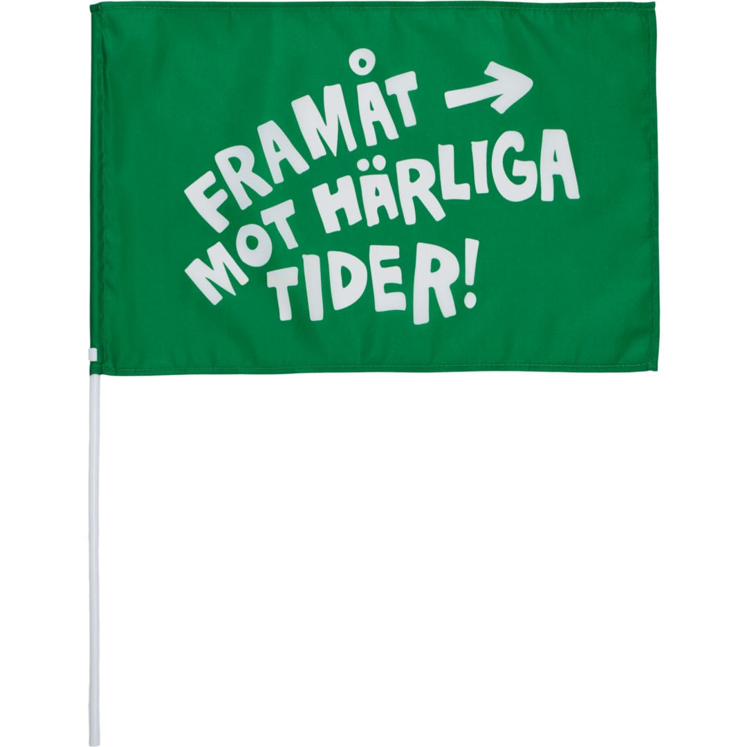 Hammarby Framåt mot Flagga med pinne 30X45CM