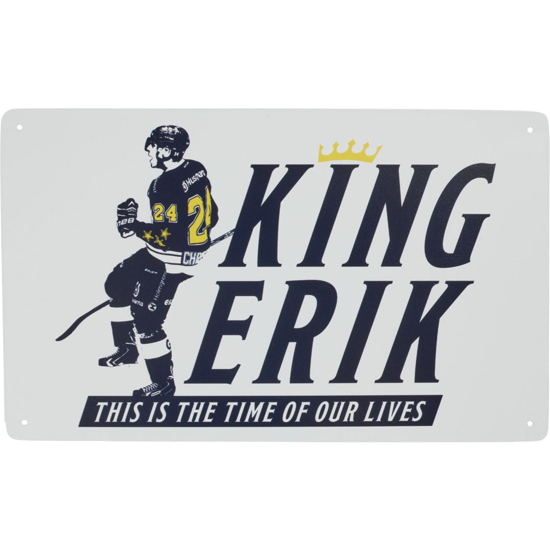 HV71 KING ERIK METALLPLATTA
