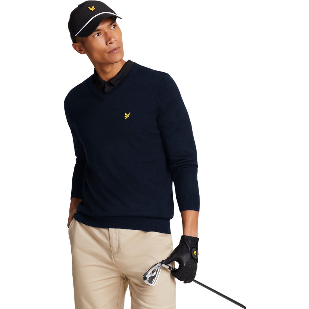 Lyle & Scott Golf V Neck M tröja