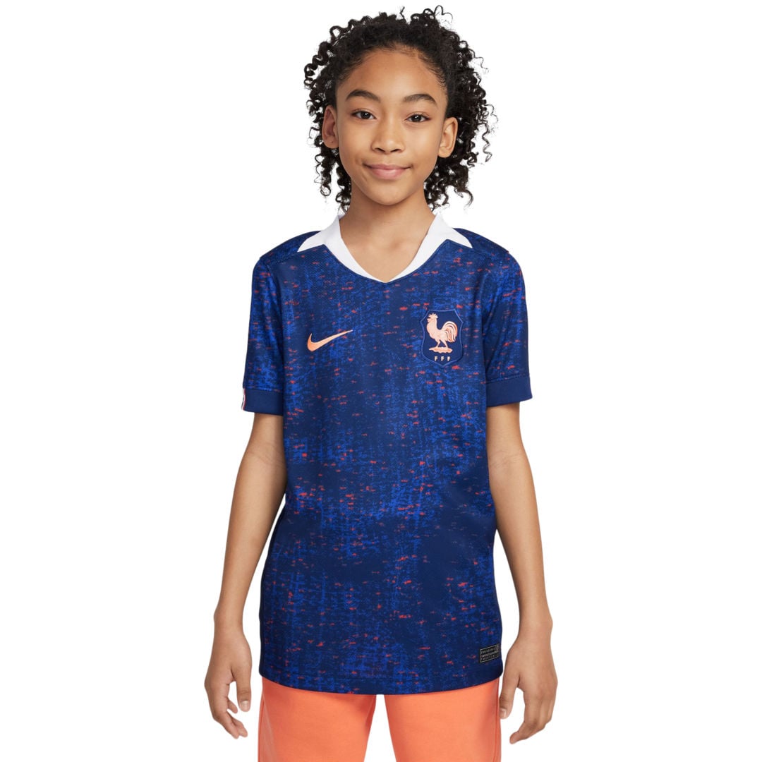 Nike Frankrike 2025 Womens Home JR matchtröja