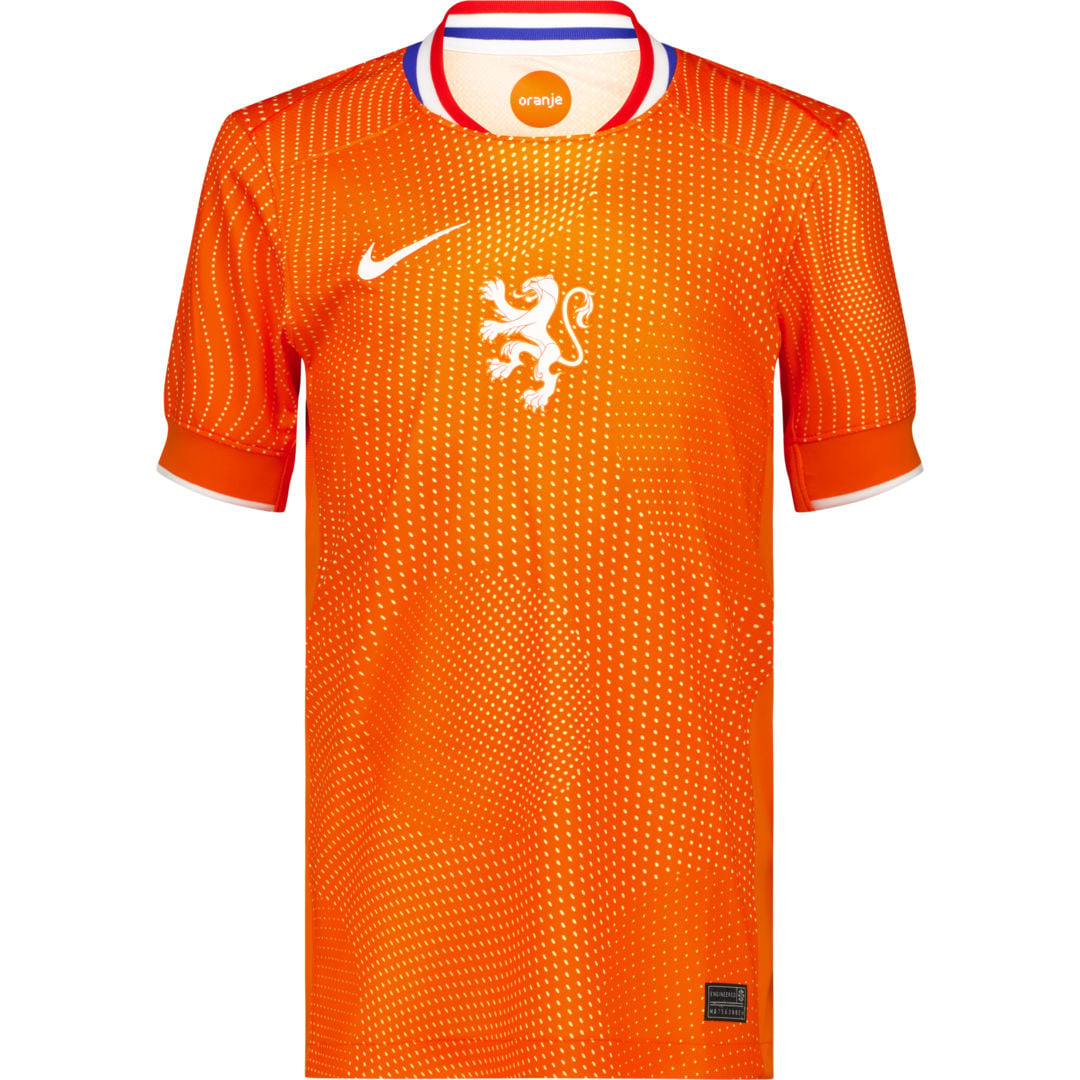Nike Nederländerna 2025 Womens Home JR matchtröja