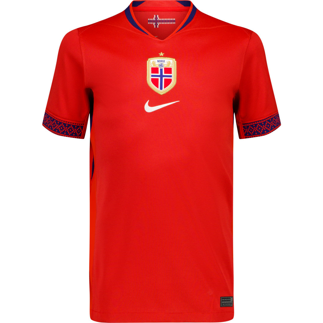 Nike Norge 2025 Womens Home JR matchtröja