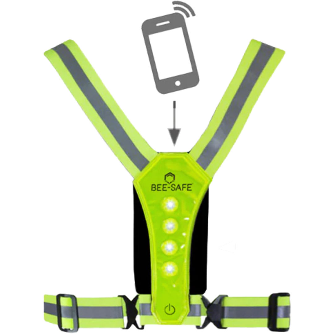 LED Harness Phone Pocket Reflexväst