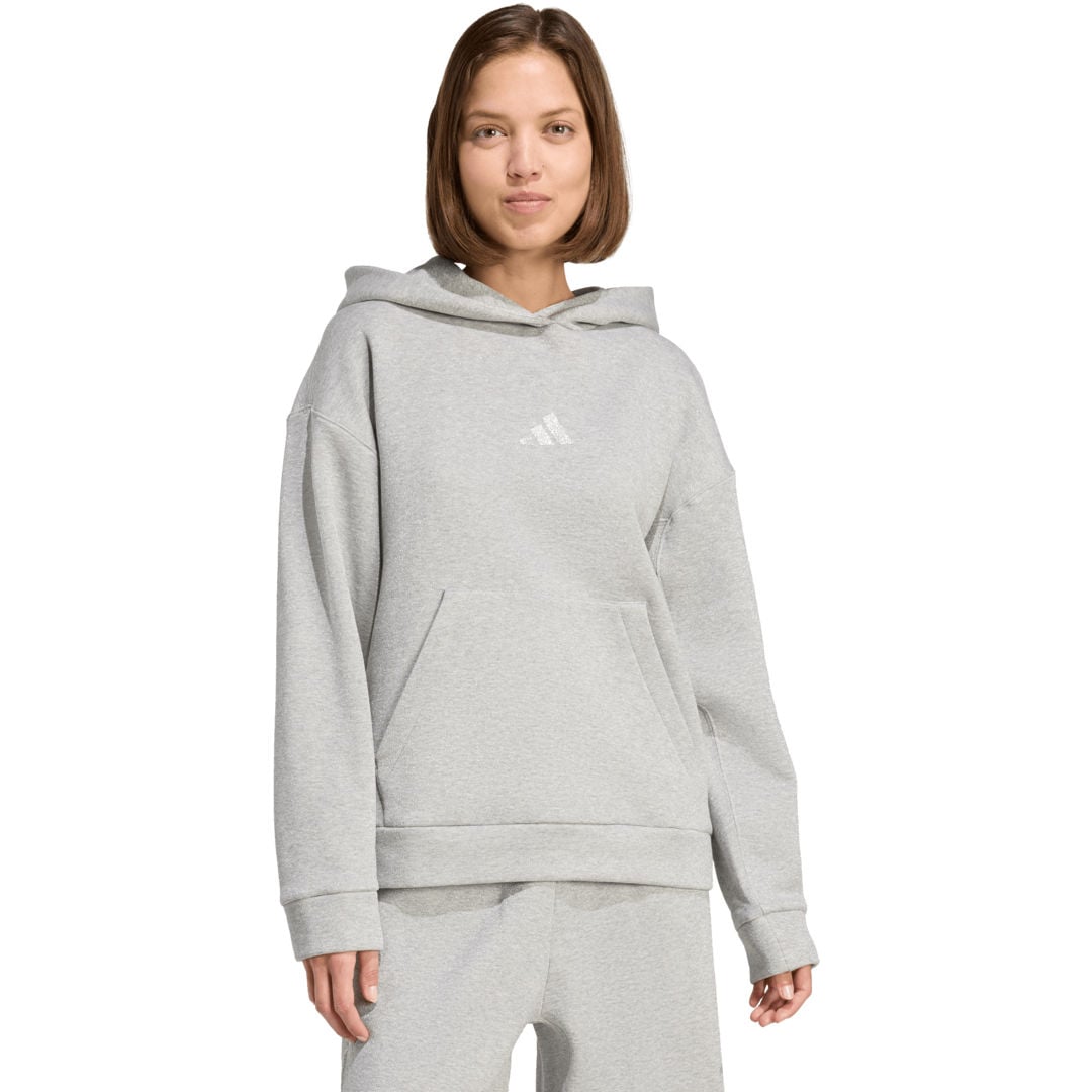 adidas ALL SZN Holiday Glitter Fleece W huvtröja