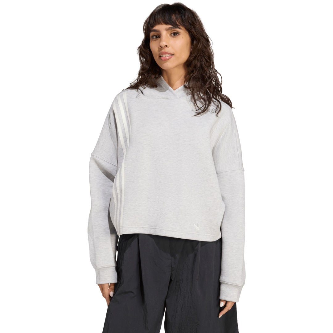 adidas Originals Off Placed 3-stripes W huvtröja