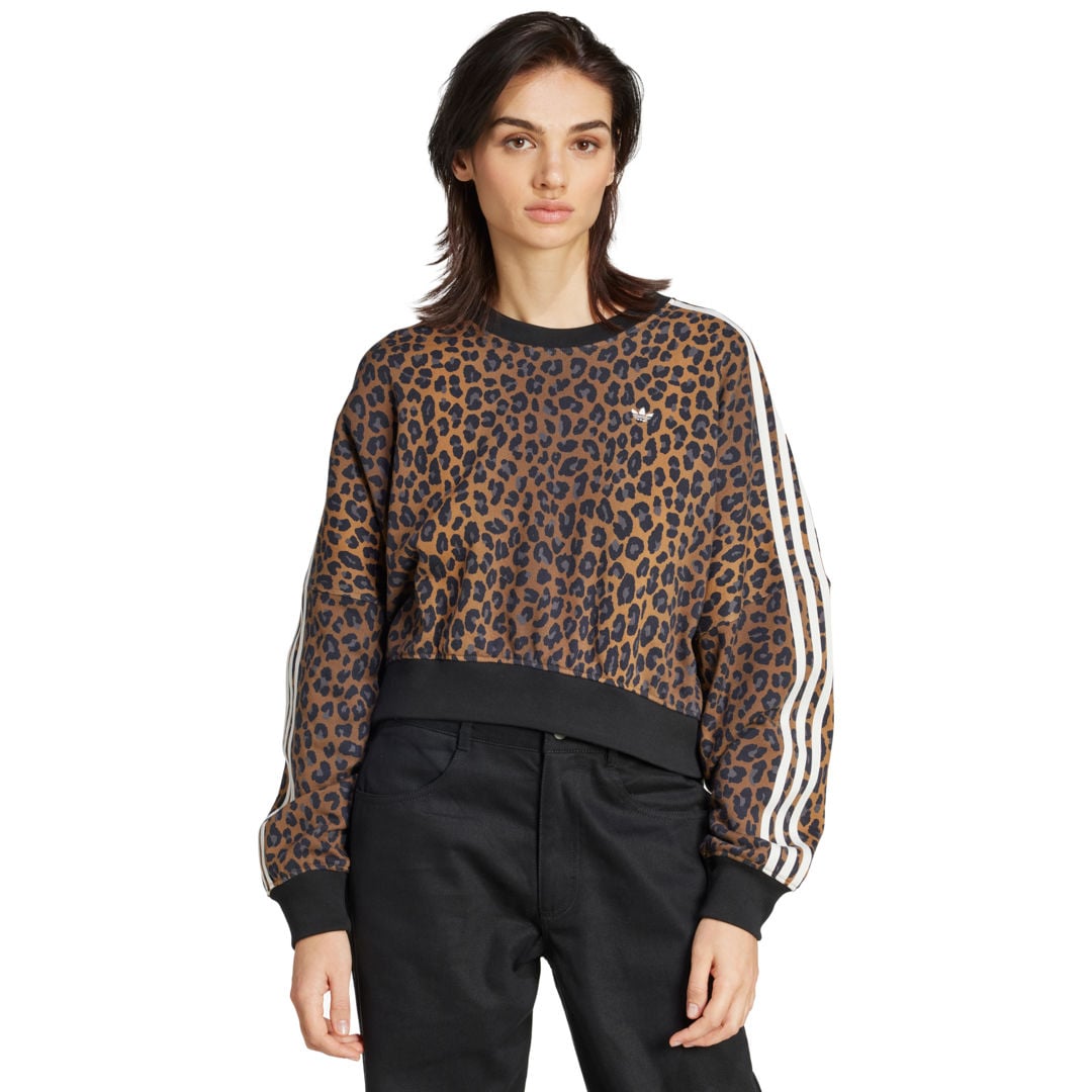 adidas Originals Leopard Crewneck W tröja