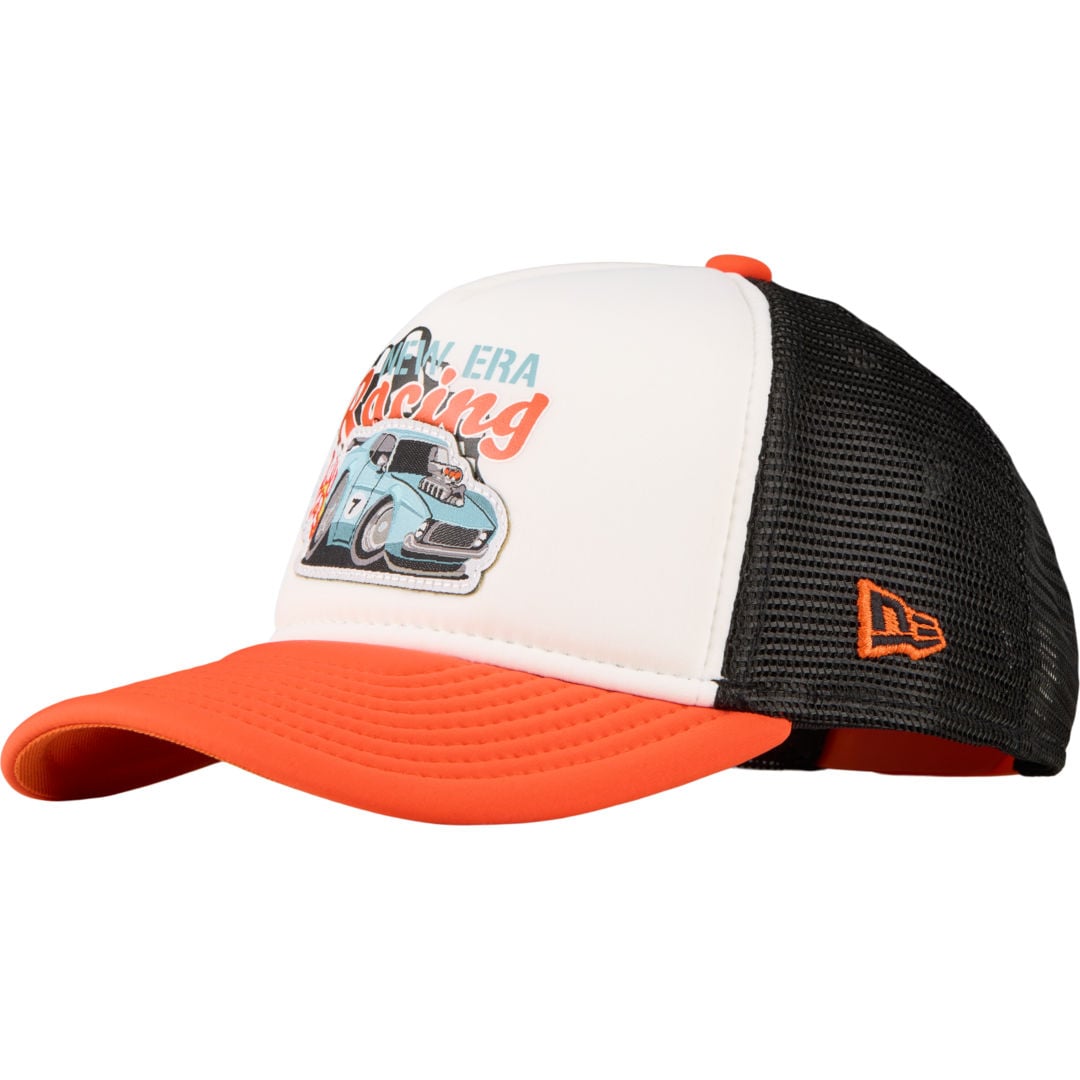 New era 9FORTY Race Trucker JR keps