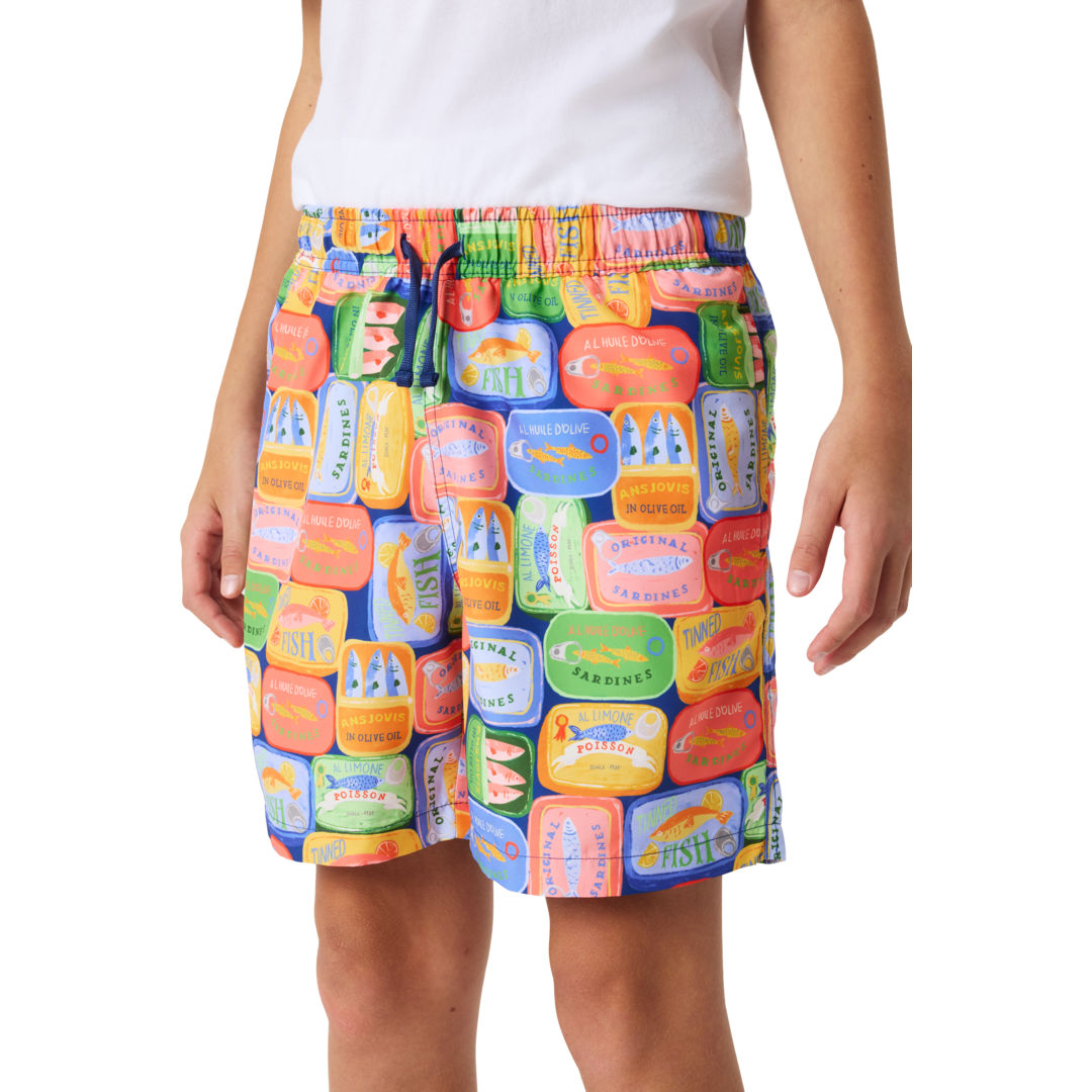 Björn Borg Print Swim JR badshorts Flerfärgad