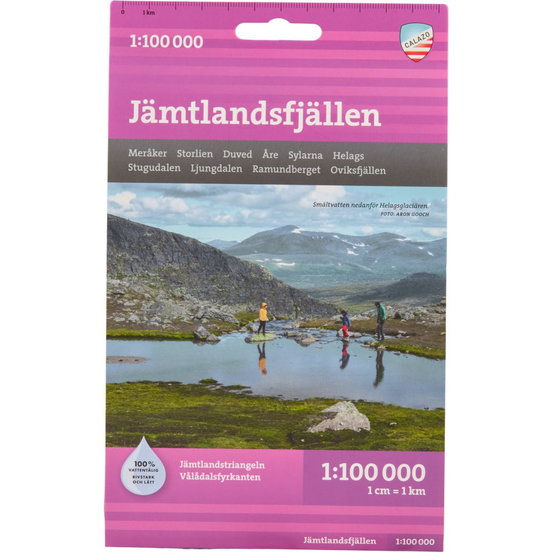 Calazo Jämtlandsfjällen 1:100000 karta