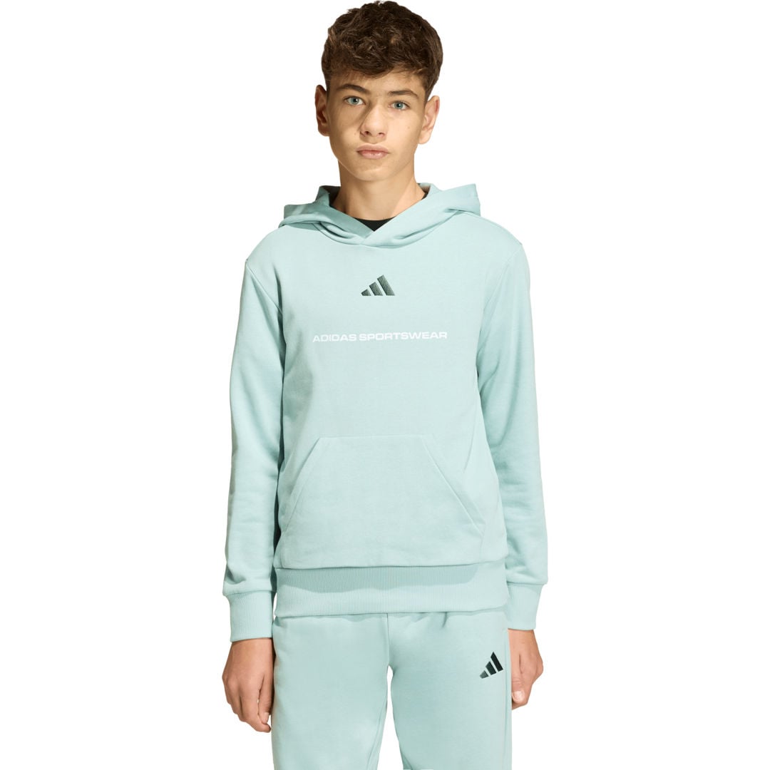 adidas Slogan Fleece JR huvtröja