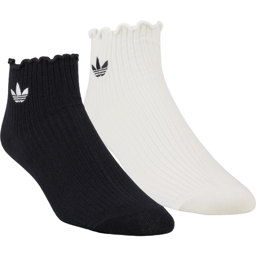 adidas Originals Ruffle Quarter 2-pack strumpor Flerfärgad