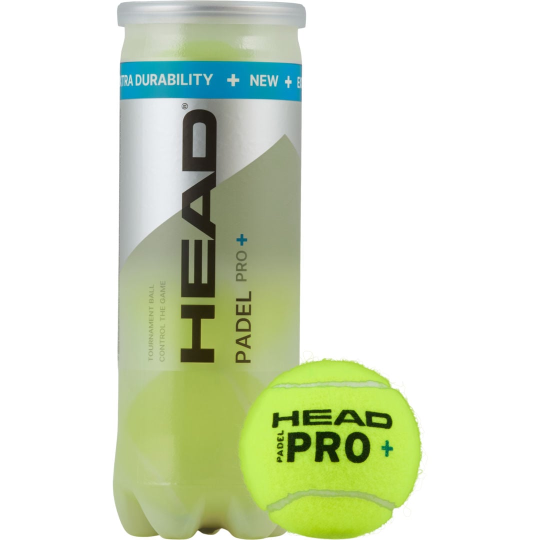 Head Pro+ 3-pack padelbollar
