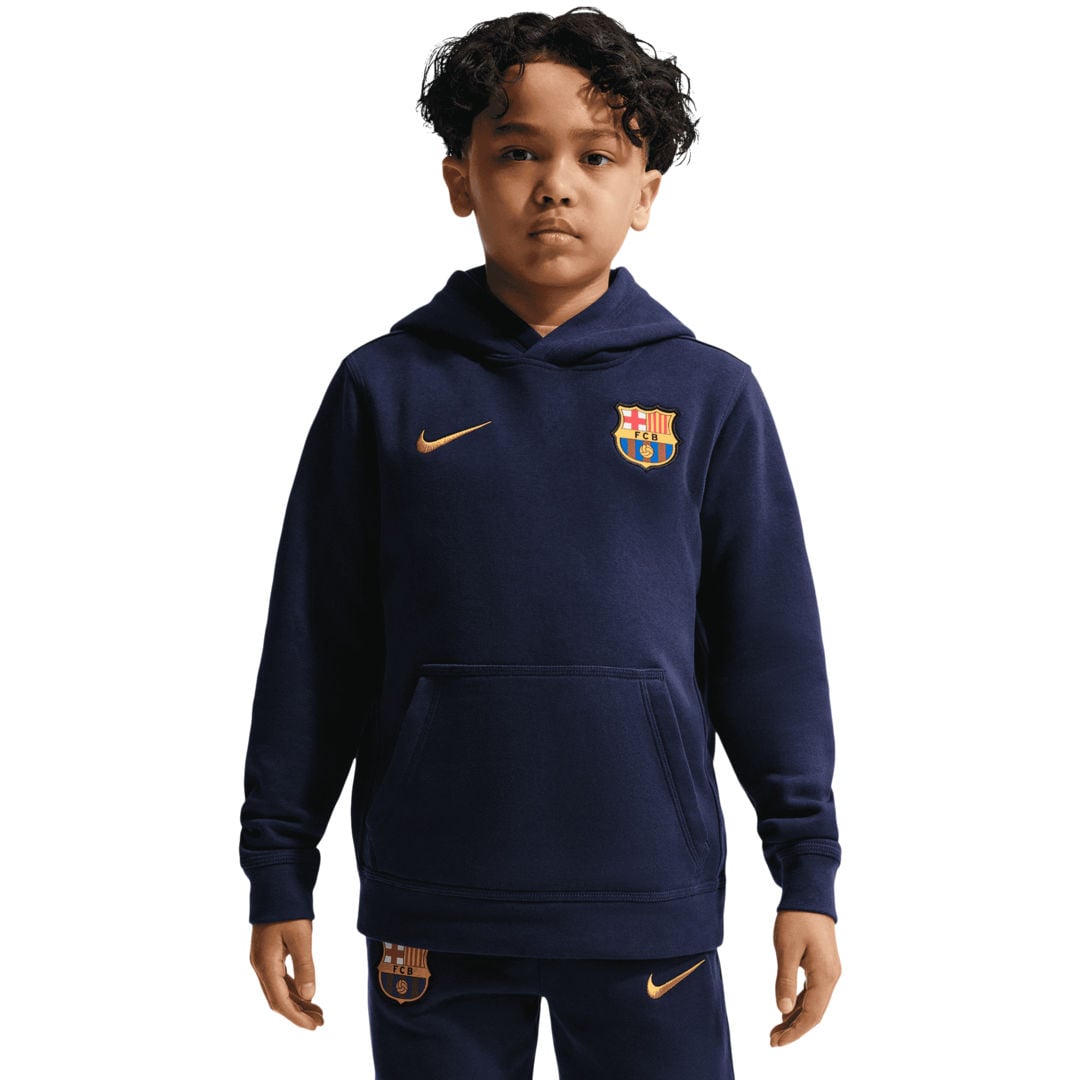 Nike FC Barcelona Sportswear Club Hoodie JR huvtröja