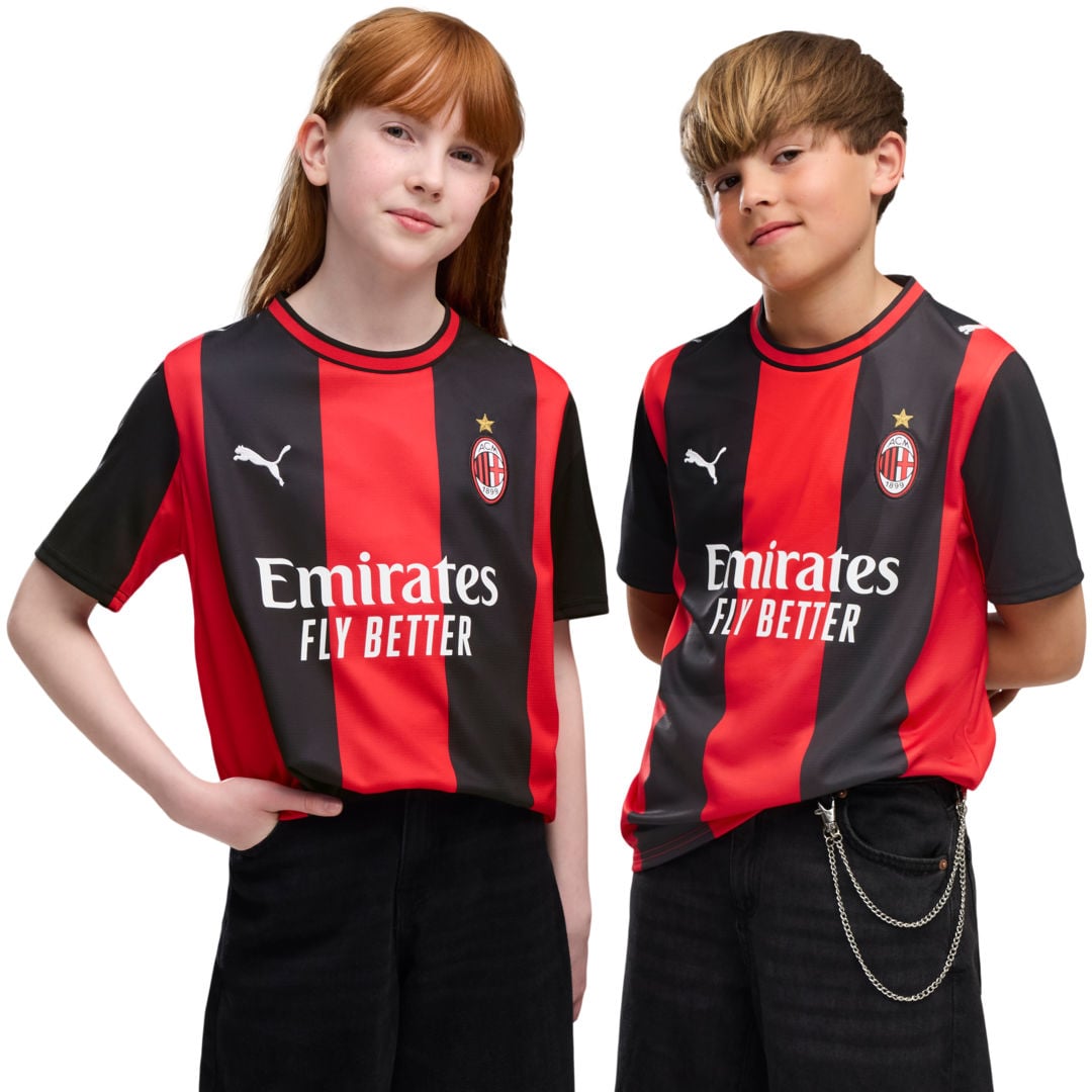 Puma AC Milan Home 26/27 JR matchtröja Flerfärgad