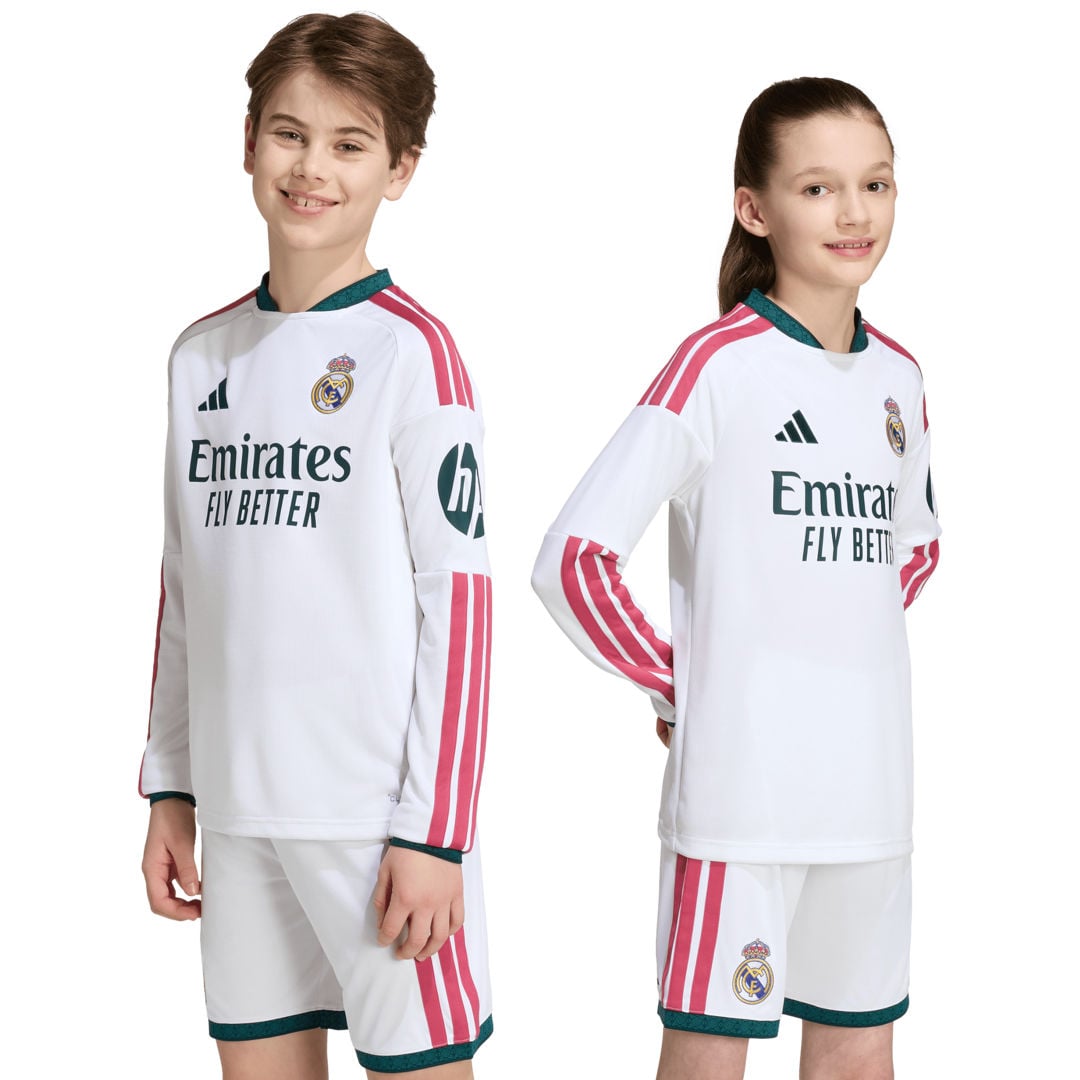adidas Real Madrid Home 26/27 LS JR matchtröja