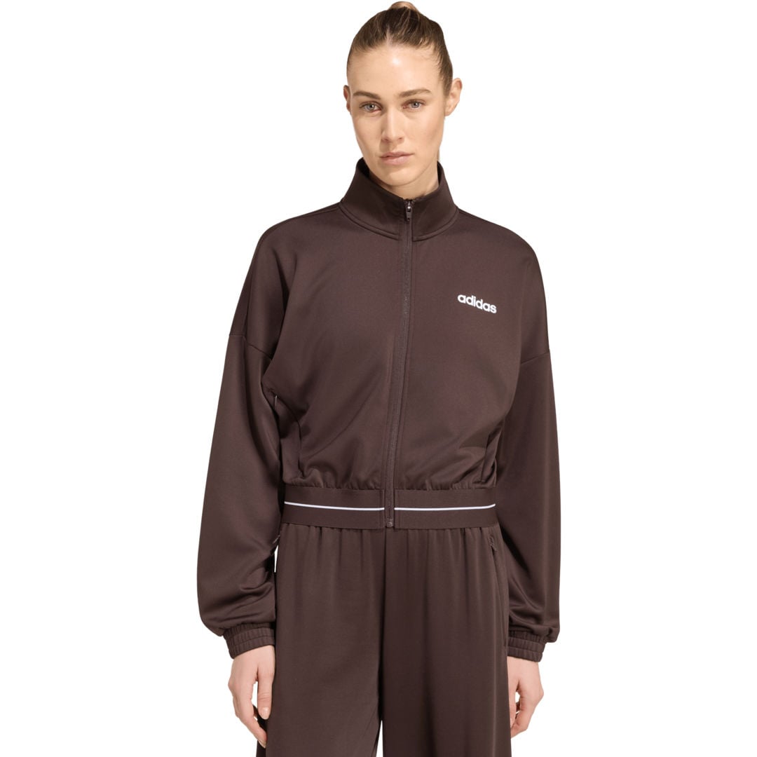 adidas Hyperglam cropped zip W träningsjacka