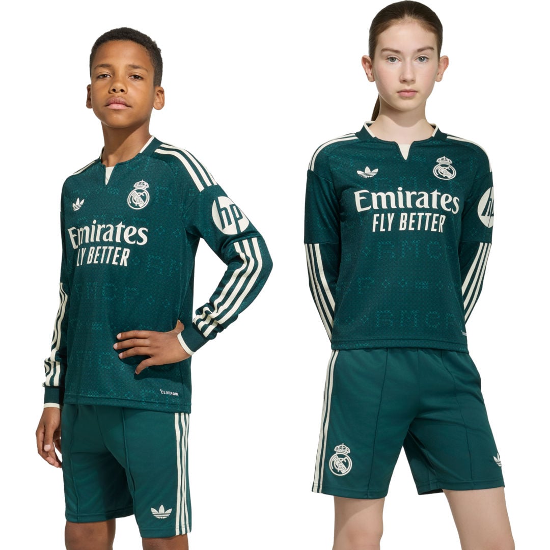 adidas Real Madrid Away 26/27 LS JR matchtröja