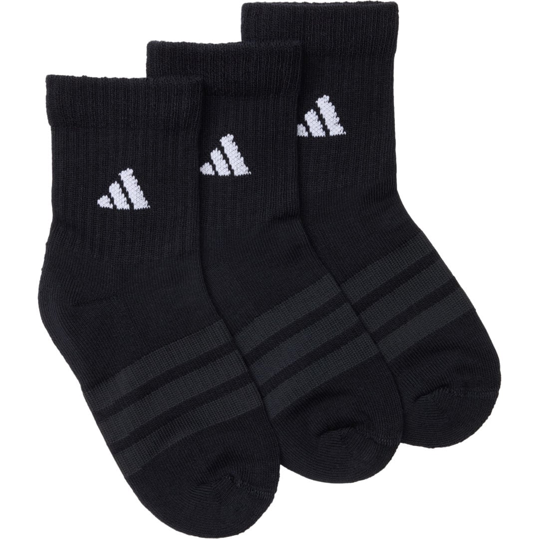 adidas Cushioned Sportswear Crew JR 3-pack strumpor