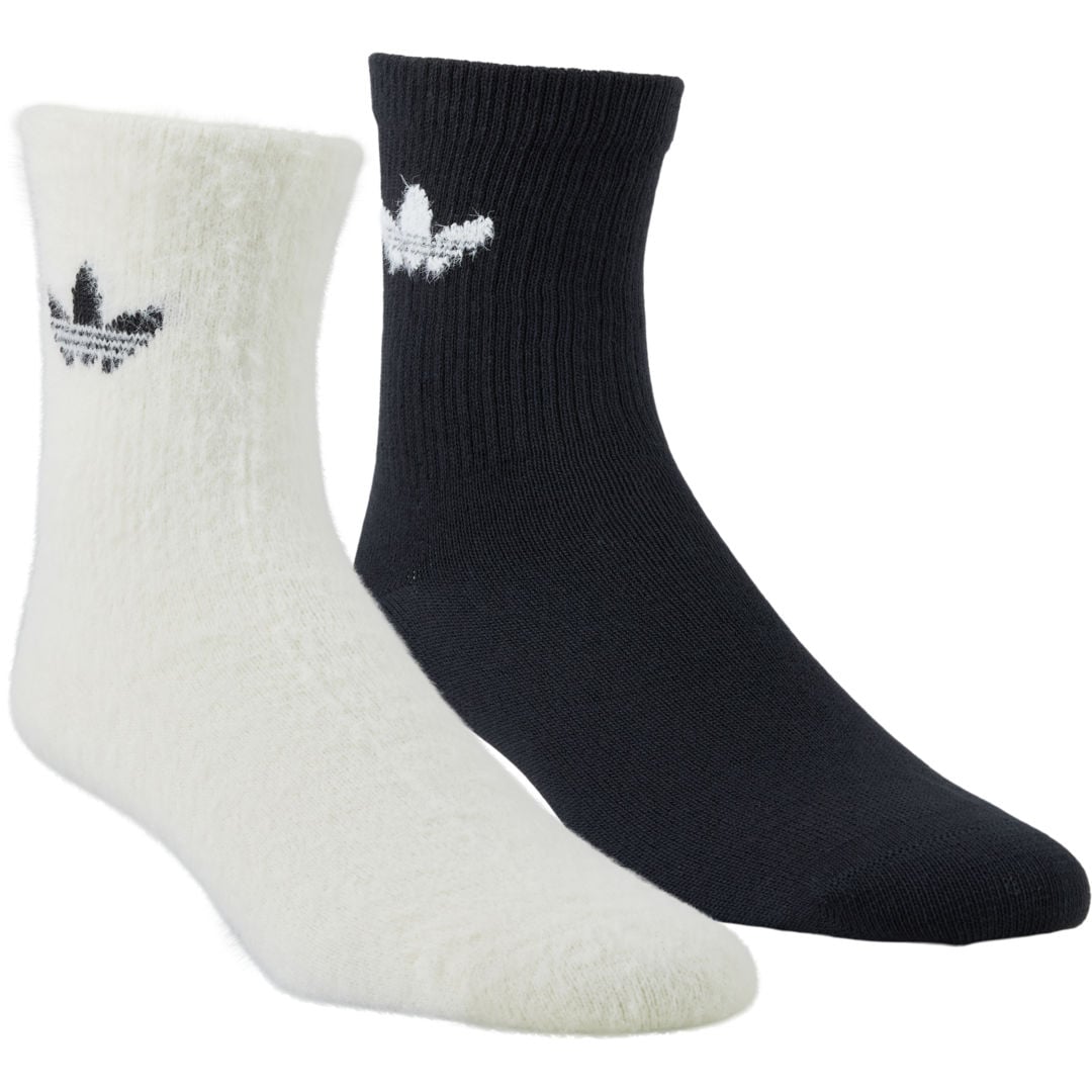 adidas Fluffy Crew 2-pack strumpor Flerfärgad