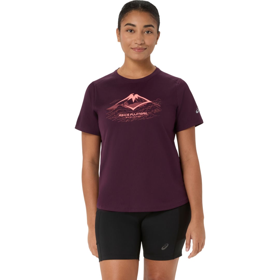 Asics Fujitrail Logo SS W träningst-shirt Flerfärgad