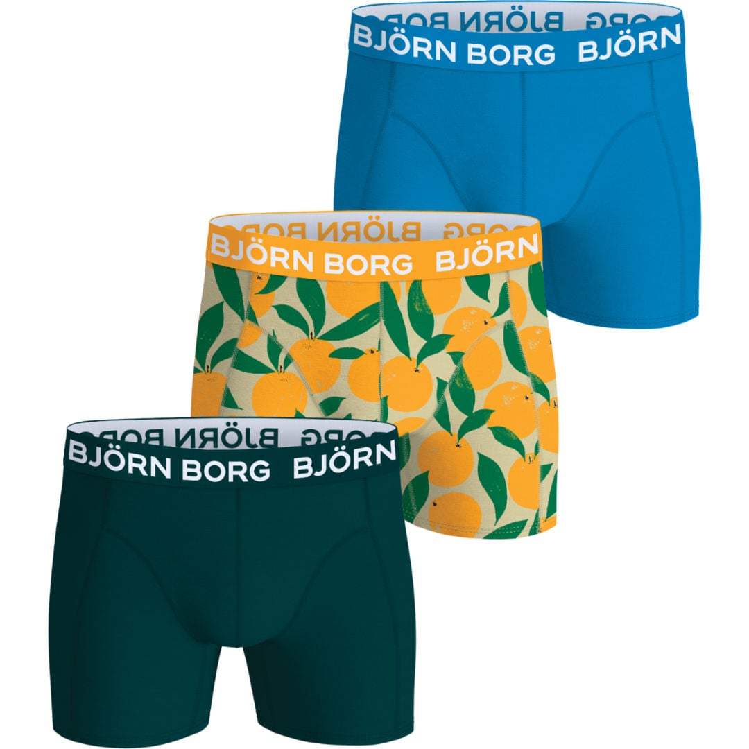 Björn Borg Cotton Stretch 3-pack JR kalsonger Flerfärgad
